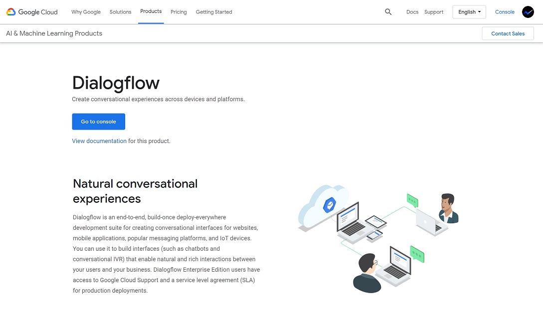 Dialogflow QuickStart