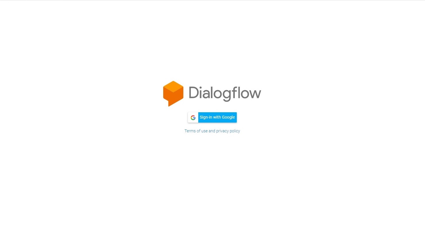 Dialogflow QuickStart