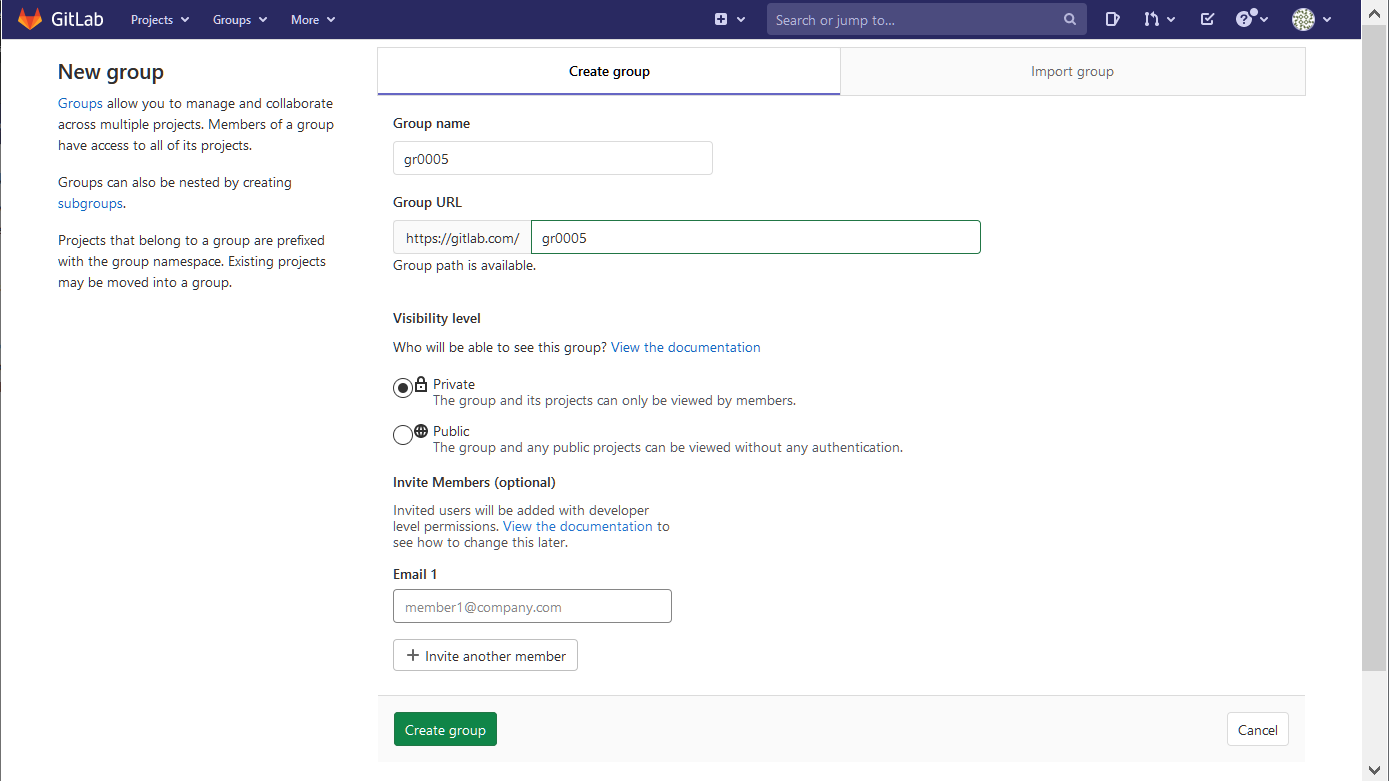 GitLab QuickStart