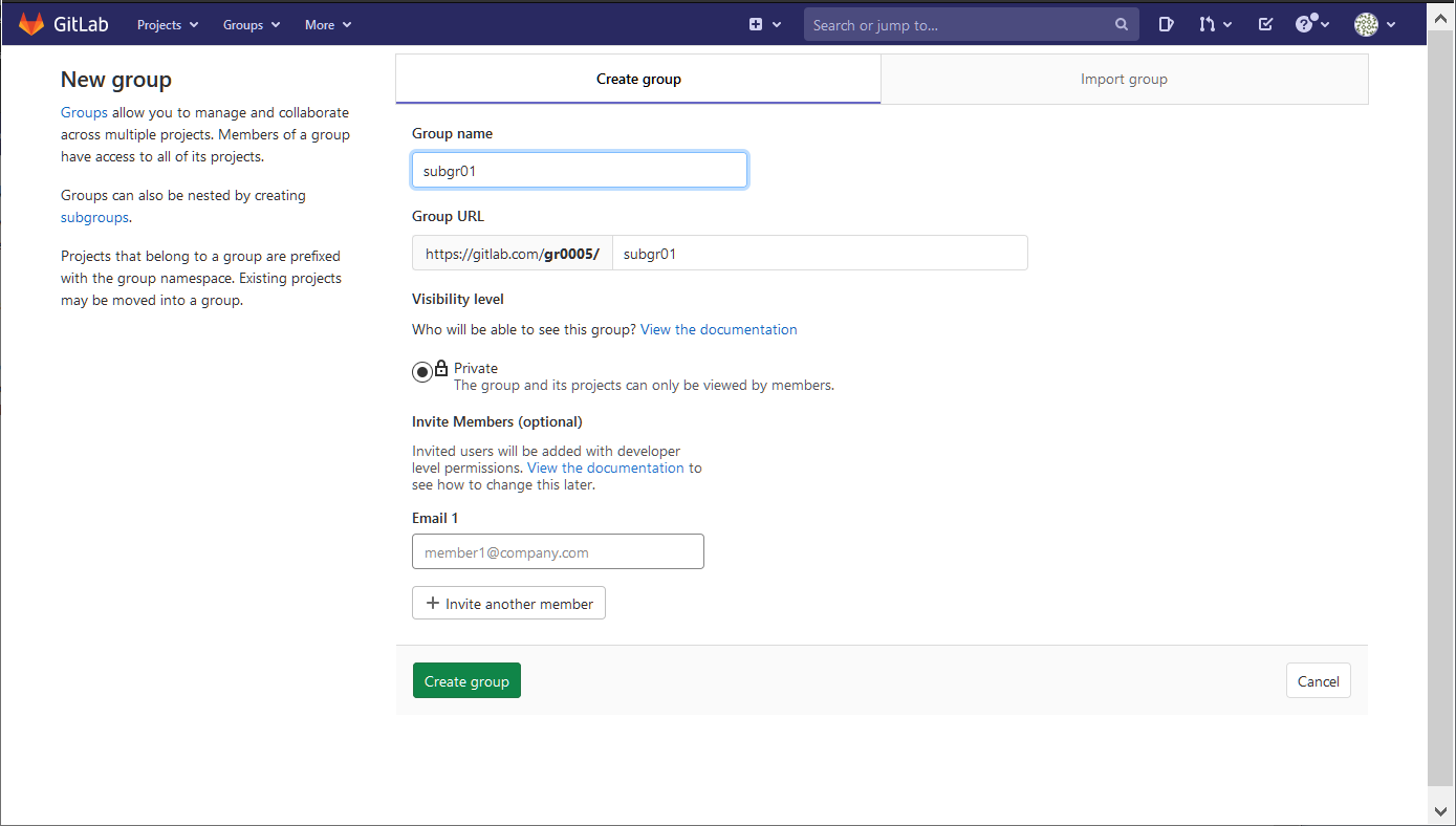 GitLab QuickStart