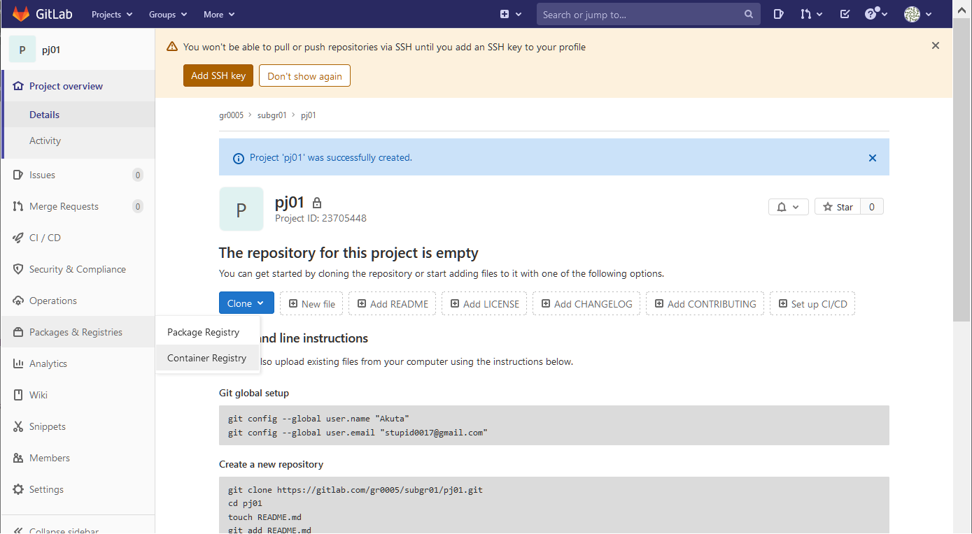 GitLab QuickStart