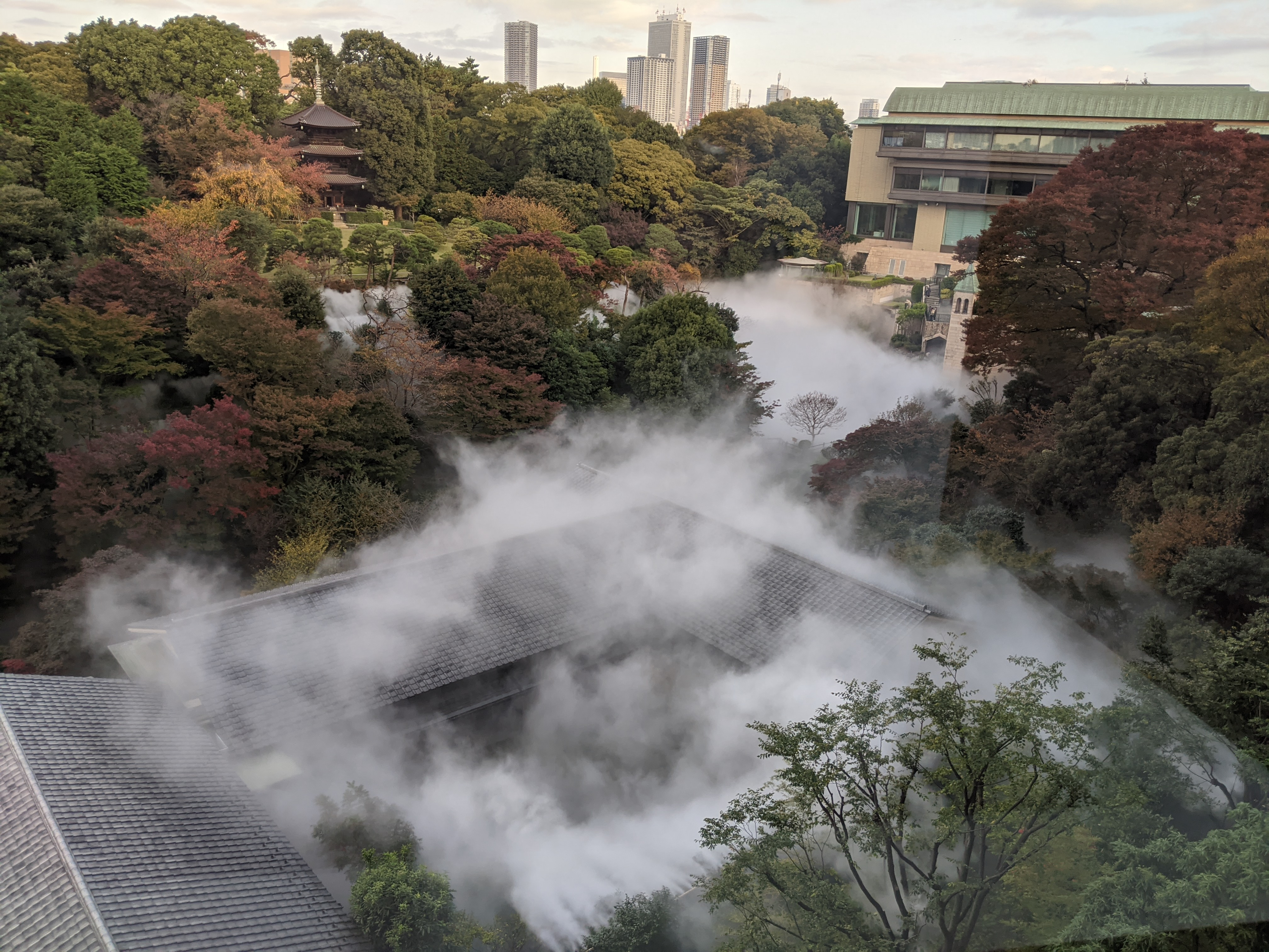 [調査] ホテル椿山荘東京の東京雲海の仕組み